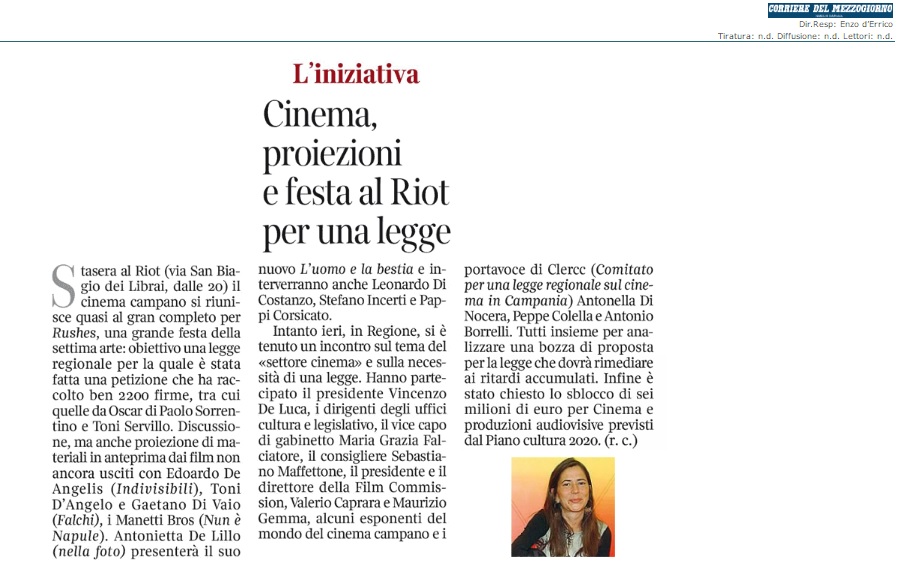 Cinema, proiezioni e festa al Riot per una legge